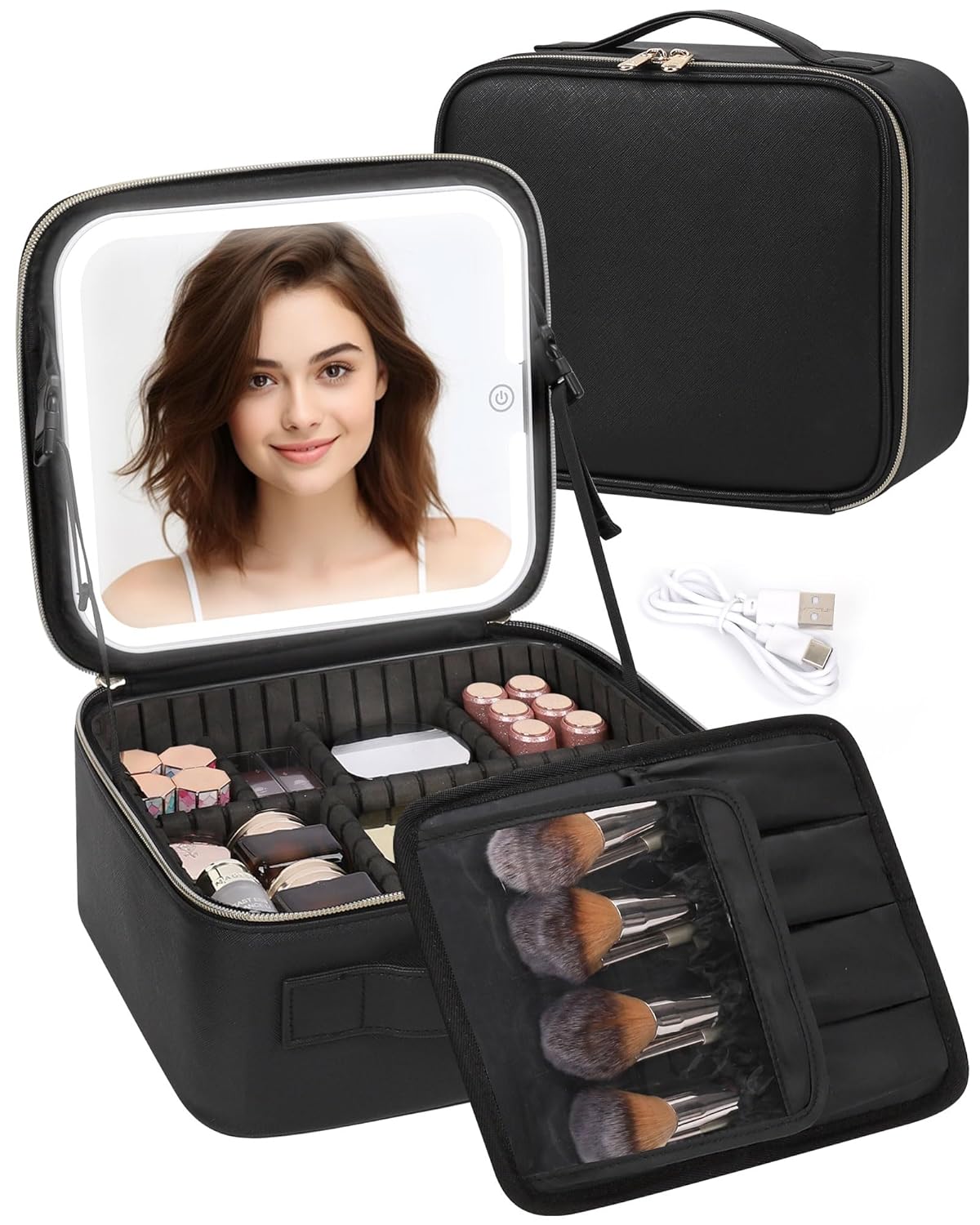 Trousse de maquillage éclairée