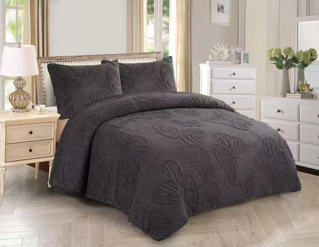 Couverture Papillon Vintage 3 Pièces 240*220 cm